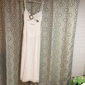 Fame And Partners Cutout Front Dress In Ivory size US 0